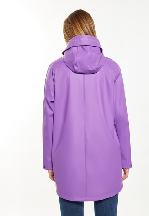 Schmuddelwedda raincoat women purple - Image 4