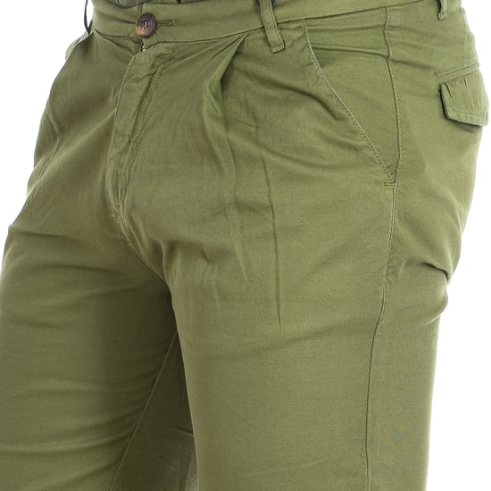 Men's Bermuda shorts with straight cut hem TMB004-TL121