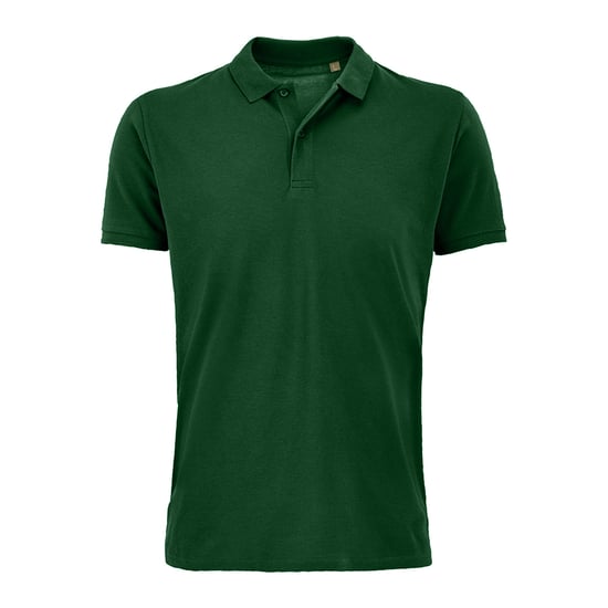 SOLS Mens Planet Pique Organic Polo Shirt (Frozen Green) - Image 1
