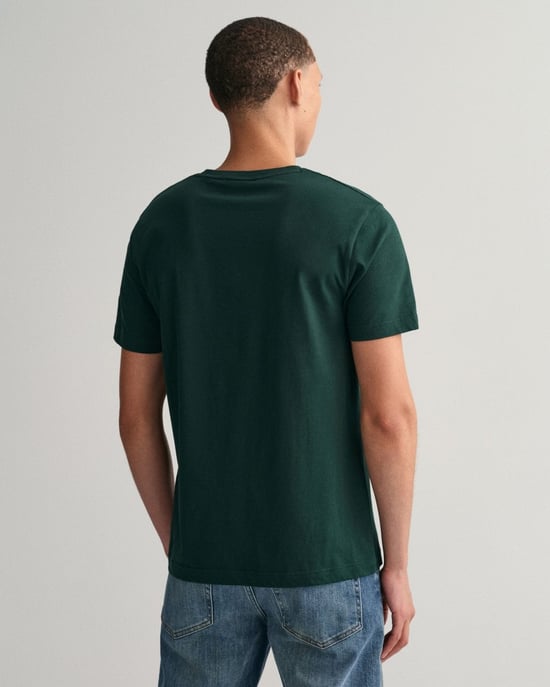 GANT Mens Regular Fit Short Sleeve Archive Shield T-Shirt - Image 2