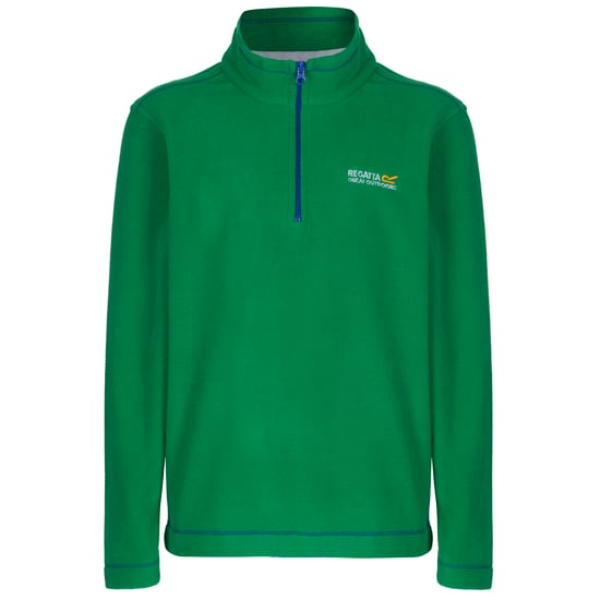 Regatta Great Outdoors Childrens/Kids Hot Shot II Half Zip Fleece Top (Highland Green) - Image 1