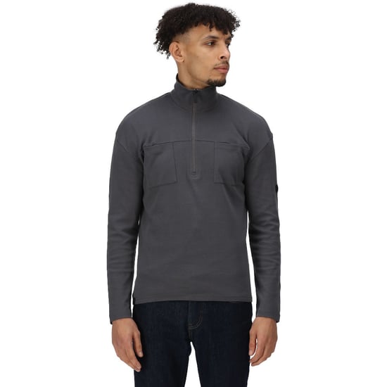 Regatta Mens Ferdo Sustainable Cotton Half Zip Fleece - Image 1