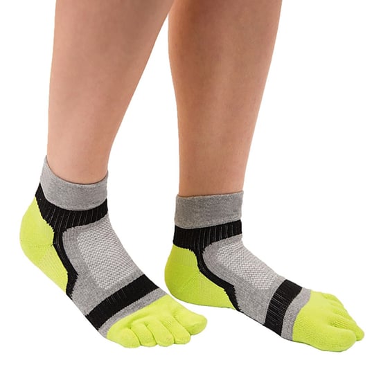 TOETOE - Calcetines Bajos Deportivos Transpirables para Hombre y Mujer - Verde - Image 2