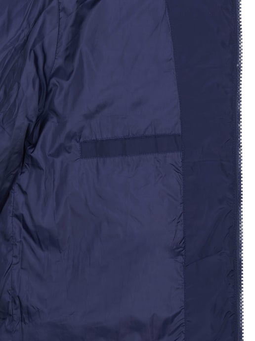Chaqueta azul marino acolchada con logo en la espalda atrevida de Plein Sport - Image 5