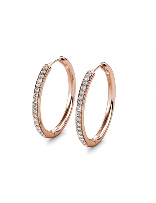 Pendientes Chic - Oro rosa y cristal - Image 5