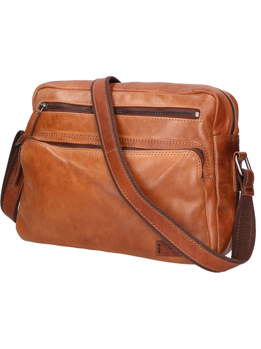 Santini bolsa de hombro unisexo TAN - Image 2