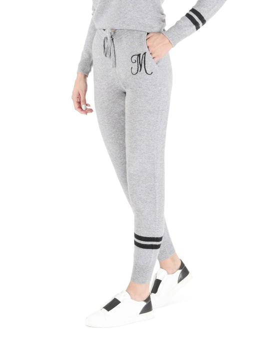 Crown Of Edinburgh Pantalon De Survetement En Cachemire Morningside Gris M - Image 1