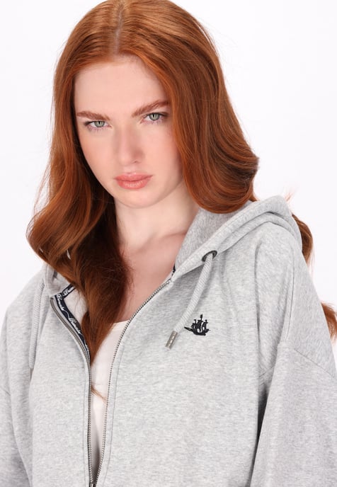Dreimaster Sweatshirt women Grey melange - Image 5
