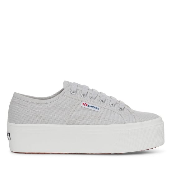 Superga Womens/Ladies 2790 Linea Up Down Trainers (Grey Silver/Avorio) - Image 1
