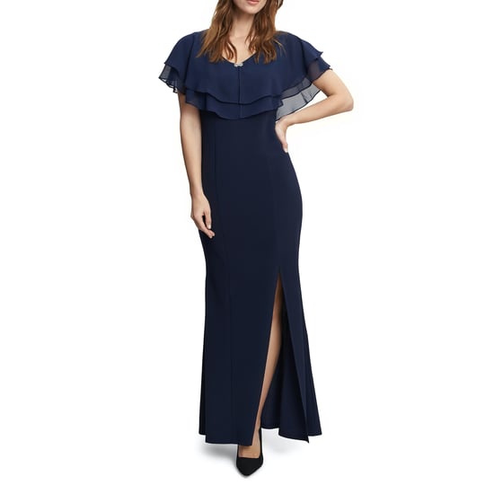 Sharla V Neck Two Tiered Top With Embellishment