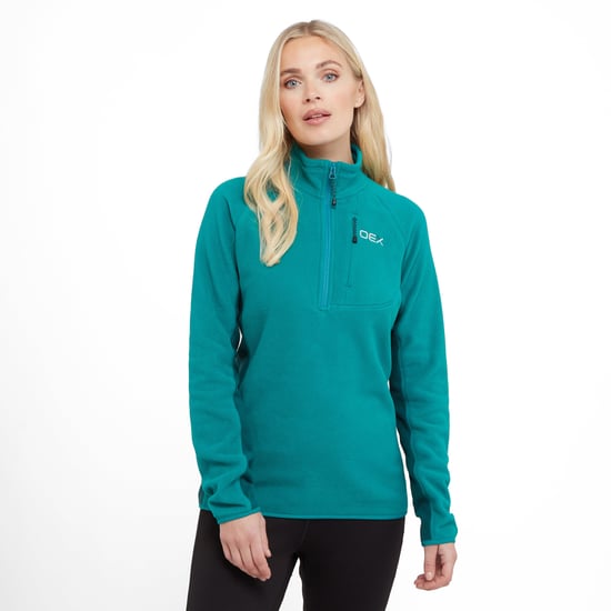 OEX Women's Ardmore Half Zip Fleece with Chest Pocket, Warm & Lightweight Mid-layer