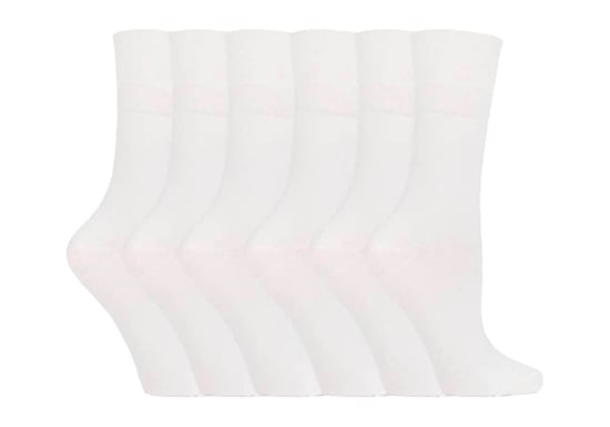 Gentle Grip - 6 Pares Calcetines No Elásticos Gentle Grip Mujer - GG67 Blanco - Image 1