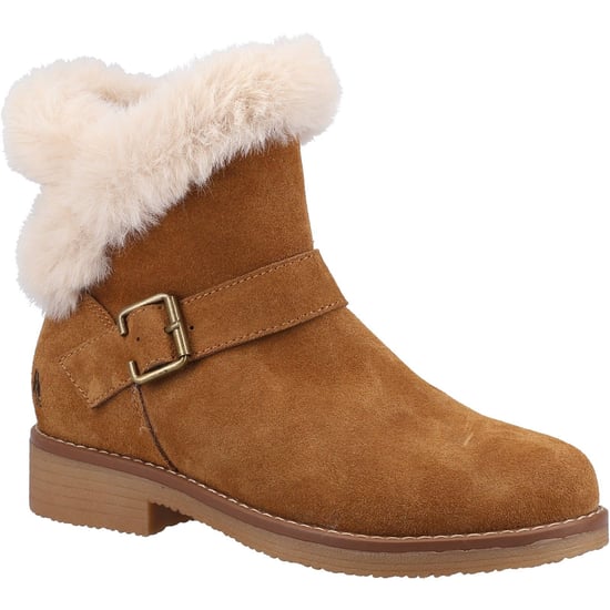 Hush Puppies Hannah Suede Women's Tan Boots - Image 1
