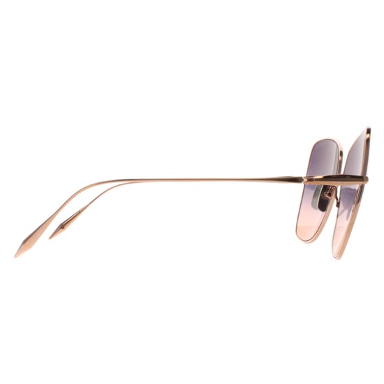 Dita Cat Eye Womens Rose Gold Dark Grey to Peach Gradient Zazoe