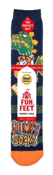 Calcetines térmicos con forro polar para hombre - Grumpy Socks - Image 2