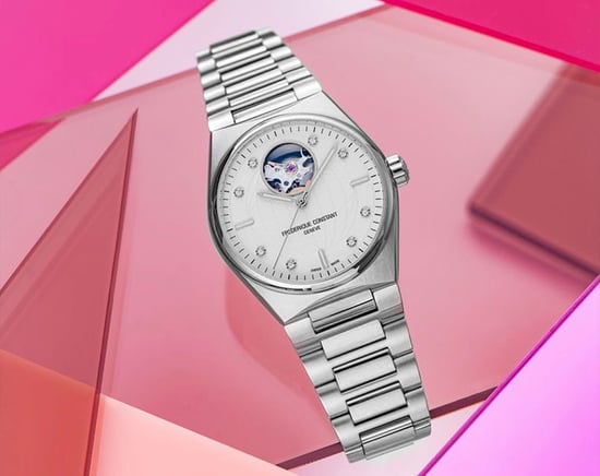 Frédérique Constant Highlife Heart Beat Women's Silver Watch FC-310SD2NH6B - Image 3