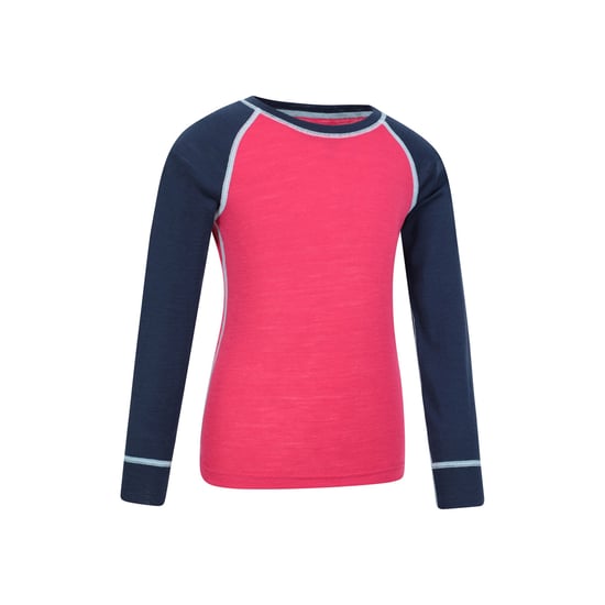 Mountain Warehouse Childrens/Kids Merino II Base Layer Set (Purple) - Image 3