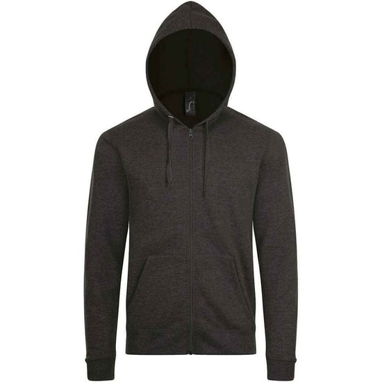 SOLS Unisex Adult Stone Hoodie (Charcoal Melange) - Image 1