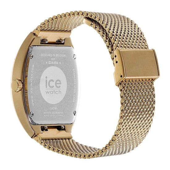Ice Watch Ice Boliday - Dome - Metal Mesh - Pink Gd Women's Gold Watch 024488 - Image 3