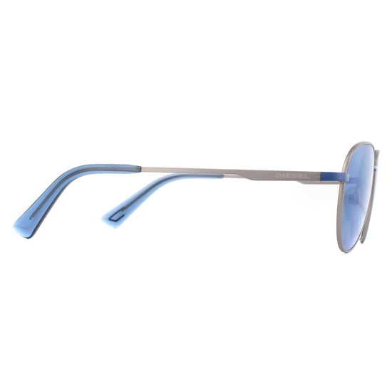 Diesel Sunglasses DL0291 92X Blue Grey Blue Mirror