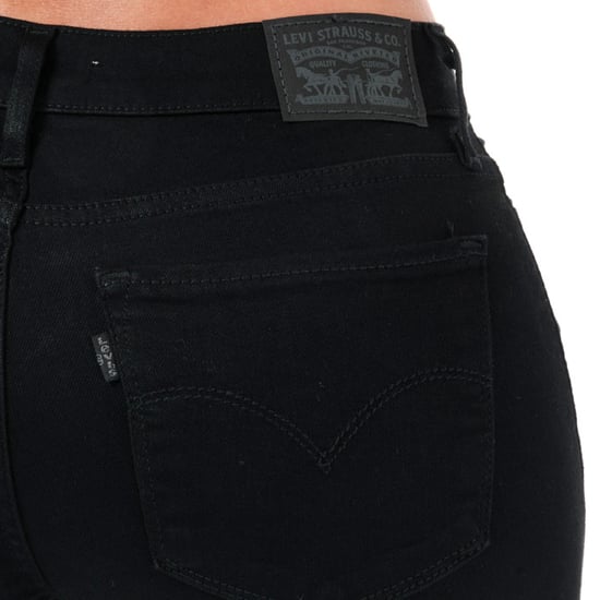 Women's Levis 710 Super Skinny Secluded Echo Jeans in Black