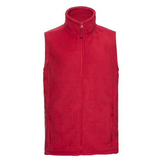 Russell Mens Fleece Outdoor Gilet (Classic Red) - Image 1