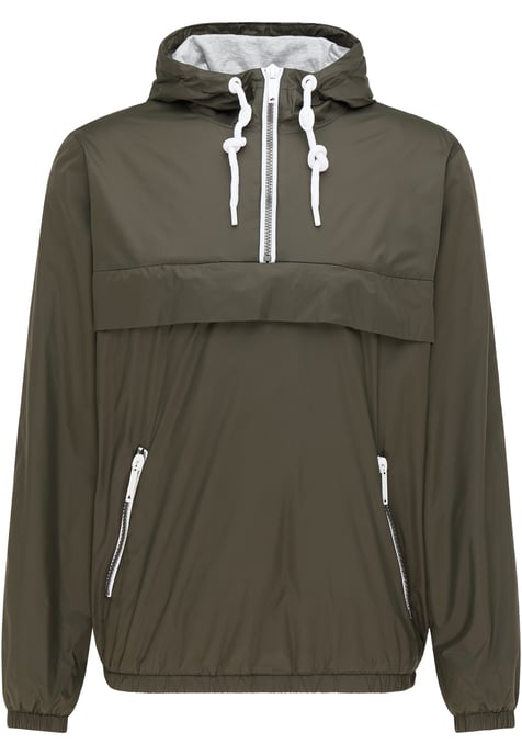 Dreimaster pullover jacket Men dark olive - Image 1