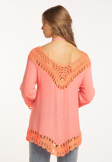 IZIA tunic with crochet part mahisha - Image 3