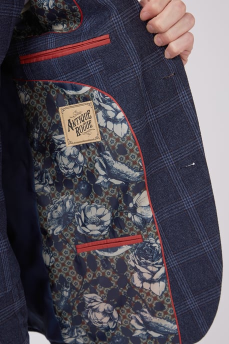 Overcheck Suit Jacket - Image 6