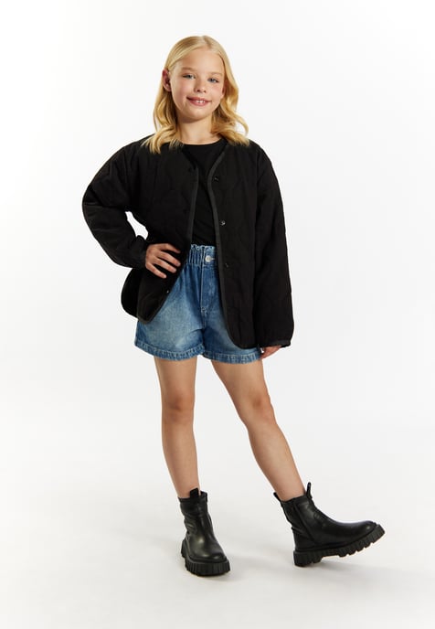 Dreimaster Quilted Jacket Girls black - Image 2