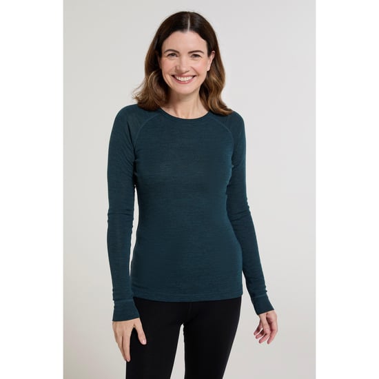 Mountain Warehouse Womens/Ladies Merino II Thermal Top (Teal) - Image 1