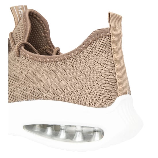 Crosshatch Mens Trevel Trainers (Stone) - Image 4