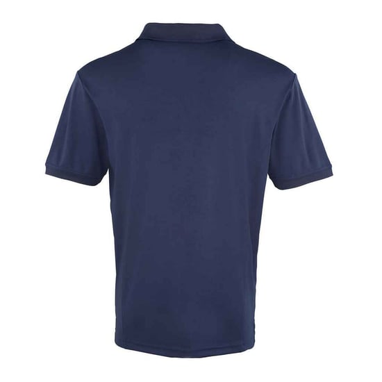 Premier Mens Coolchecker Pique Polo Shirt (Navy) - Image 2
