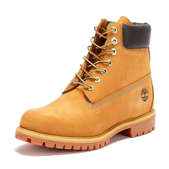 Botas Timberland para hombre de cuero nobuck premium de 6 pulgadas en color trigo - Image 3