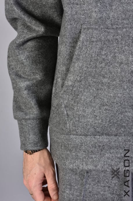 Xagon Sweatshirt Hoodie Men's Grey