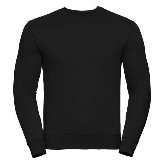 Russell Mens Authentic Sweatshirt (Slimmer Cut) (Black) - Image 1