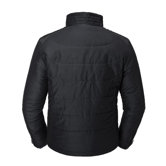 Russell Mens Cross Padded Jacket (Black) - Image 2