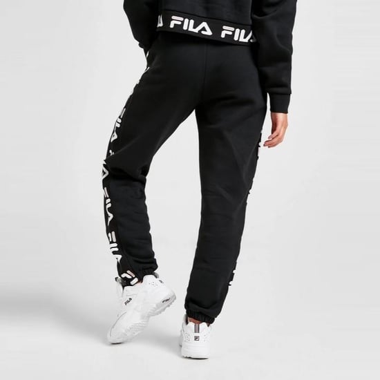 Fila Joggers Jacquard Pnl Pnt Negro Mujer - Image 4