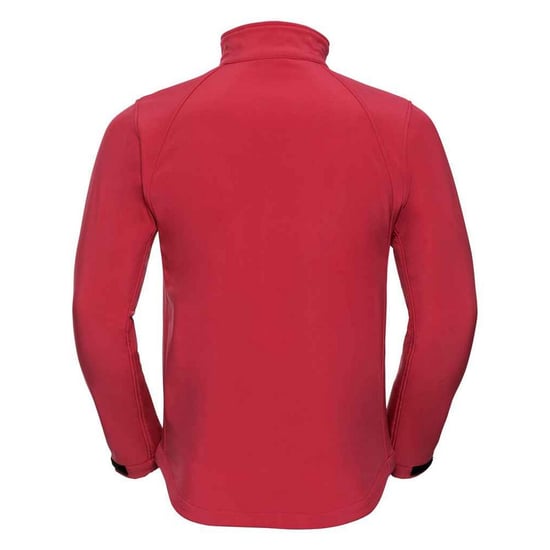 Russell Mens Plain Soft Shell Jacket (Classic Red) - Image 2