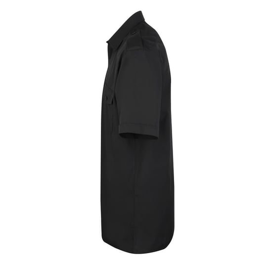Premier Mens Short-Sleeved Pilot Shirt (Black) - Image 3