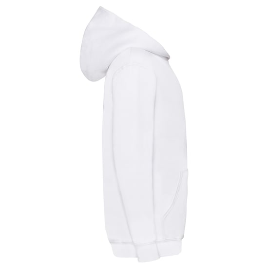 Fruit of the Loom Childrens/Kids Classic Plain Hoodie (White) - Image 3