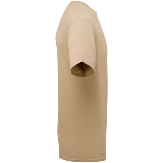 Russell Mens Ringspun Cotton Classic T-Shirt (Tan) - Image 3