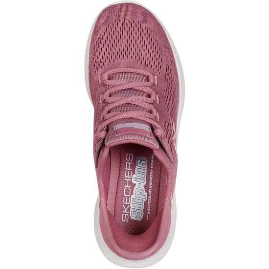 Skechers Skech-Lite Pro Natural Textile Women's Dark Mauve Trainers - Image 3