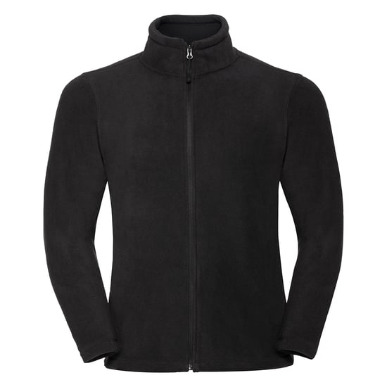 Russell Mens Full Zip Outdoor Fleece Jacket (Black) - Image 1