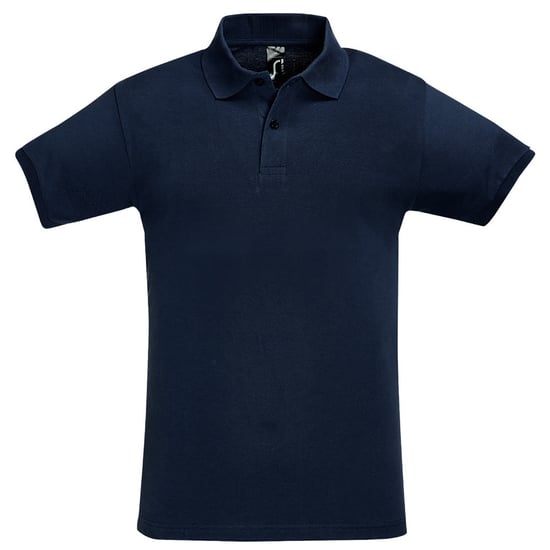 SOLS Mens Perfect Pique Short Sleeve Polo Shirt (French Navy) - Image 1