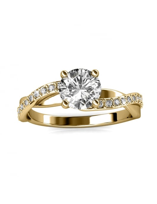 Anillo Eleanor - Oro y Cristal - Image 4