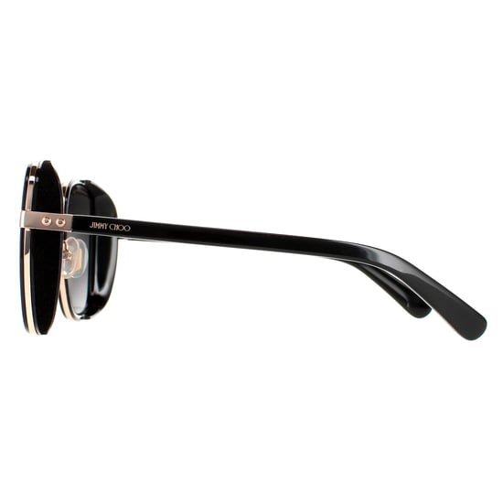 Jimmy Choo Square Womens Black Gold Grey Gradient Elva/S