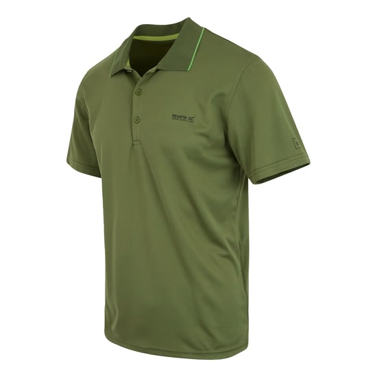 Regatta Mens Maverick V Active Polo Shirt (Nephrite Green) - Image 3