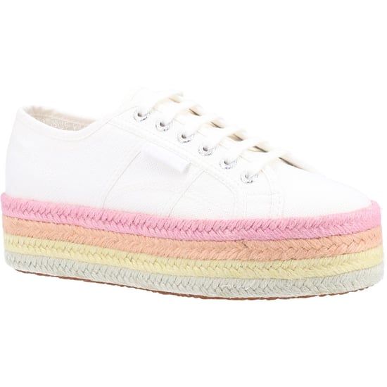 Superga 2790 Multicolor Rope 100% Cotton Women's White/Candy Multicolour Trainers - Image 1