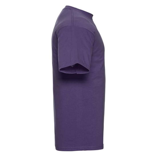 Russell Mens Ringspun Cotton Classic T-Shirt (Purple) - Image 3